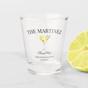 Vaso De Chupito Club Social de Cóctel de Lujo Amarillo Limón