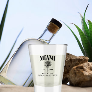 Vaso De Chupito Club Social de Lujo Miami Beach Bachelorette Perso