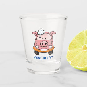Vaso De Chupito Coche Wash Pig