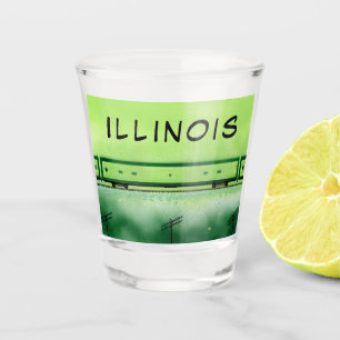 Vaso De Chupito Coches de Ferrocarril de Illinois