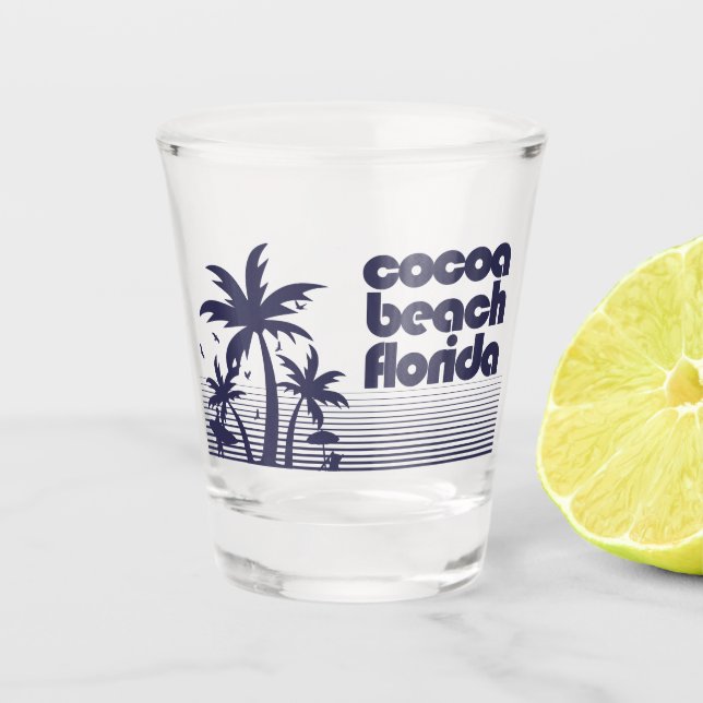 Vaso De Chupito Cocoa Beach Florida (Anverso)