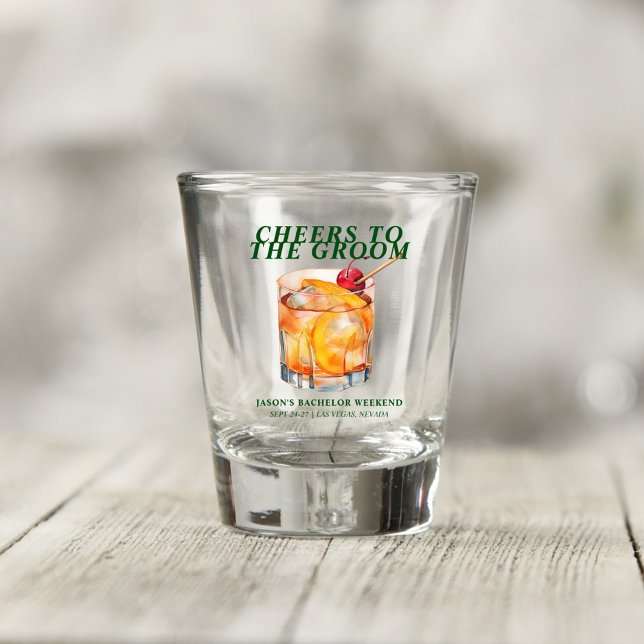 Vaso De Chupito Cóctel Clásico Fin de Semana para Solteros (Subido por el creador)