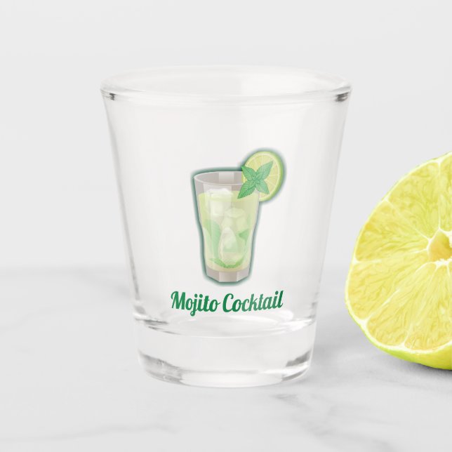 Vaso De Chupito Cóctel Mojito (Anverso)