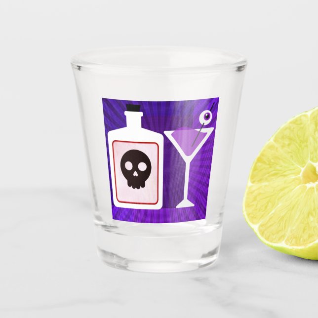 Vaso De Chupito Cóctel PopArt Halloween (Anverso)