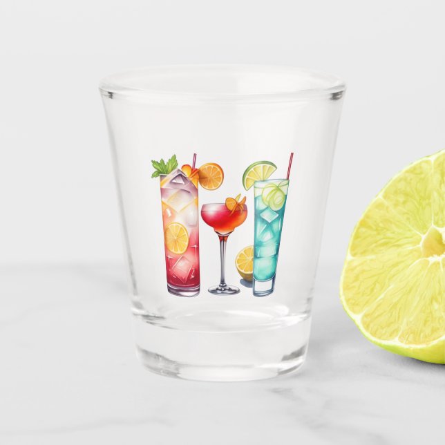 Vaso De Chupito Cócteles tropicales (Anverso)