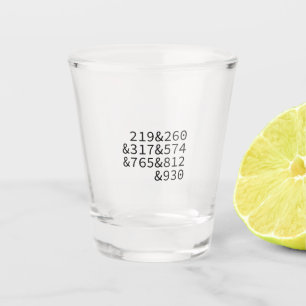 Vaso De Chupito Códigos de área de Indiana