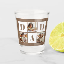 Colaje de fotos Papá 3 Tipografía Negrita Marrón