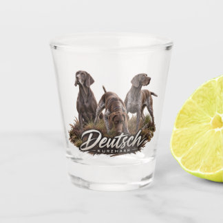 Vaso De Chupito Colección de caza del Pointer de pelo corto alemán