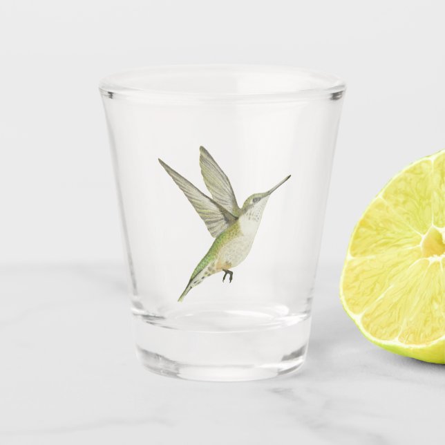 Vaso De Chupito Colibrí (Anverso)