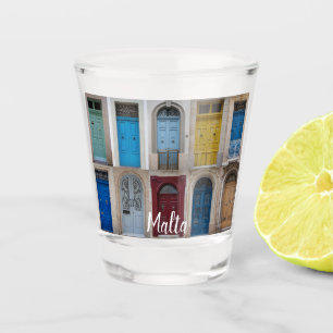 Vaso De Chupito Collage de puertas delanteras de colores