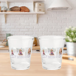 Vaso De Chupito Collage Photo Purple Mejor Regalo De Mamá Nunca