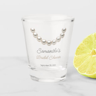 Vaso De Chupito Collar de perlas elegante para despedida de solter