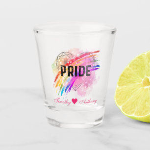 Vaso De Chupito Colores de arcoiris disparados a Gl por el Día del