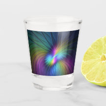 Colorido Con Azul Moderno Resumen Arte Fractal