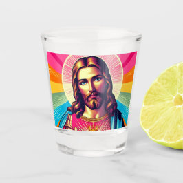 Vaso De Chupito ¡Colorido Jesús disparó un vaso!