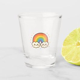 Vaso De Chupito Colorido orgullo arcoiris de Kawaii