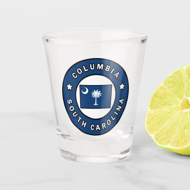 Vaso De Chupito Columbia South Carolina (Anverso)