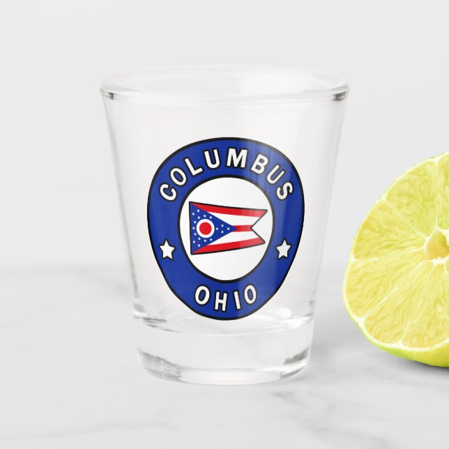 Vaso De Chupito Columbus Ohio (Anverso)