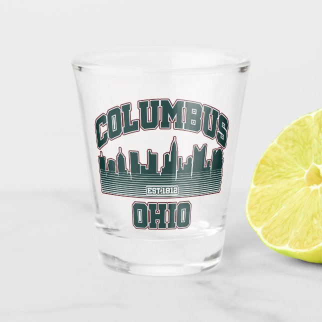 Vaso De Chupito Columbus.Ohio (Anverso)