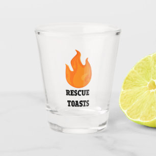 Vaso De Chupito Combatiente de incendios