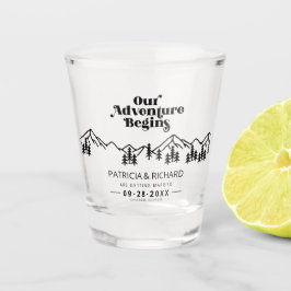 Vaso De Chupito Comienza Nuestra Aventura Boda al Aire Libre Save 