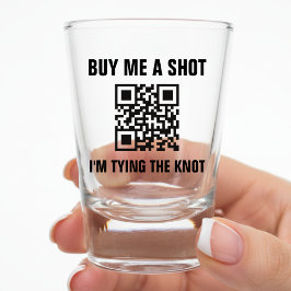 Vaso De Chupito Cómprame un Tiro Código QR Fiesta de Despedida de 