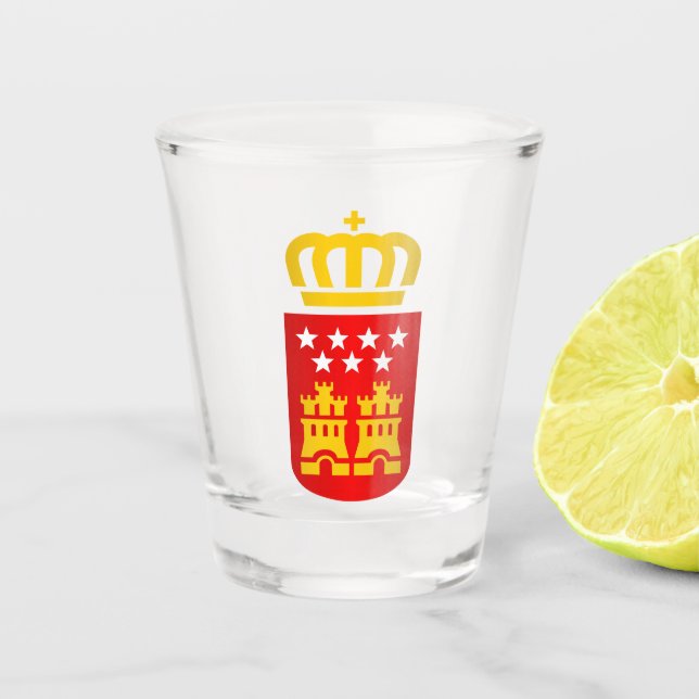Vaso De Chupito Comunidad de Madrid (Anverso)