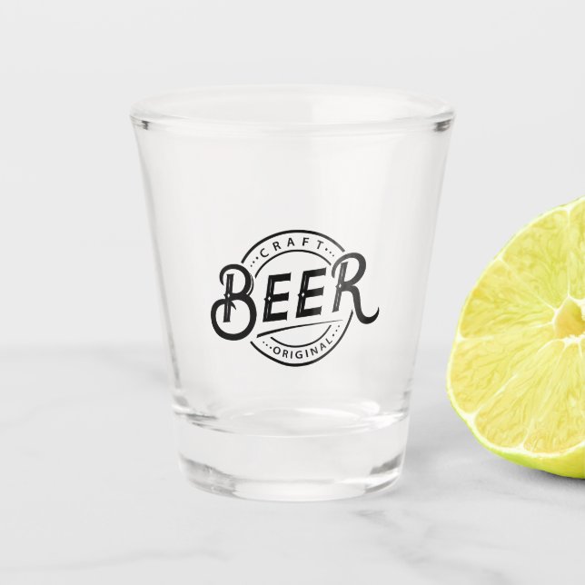 Vaso de chupito con logotipo personalizado (Anverso)