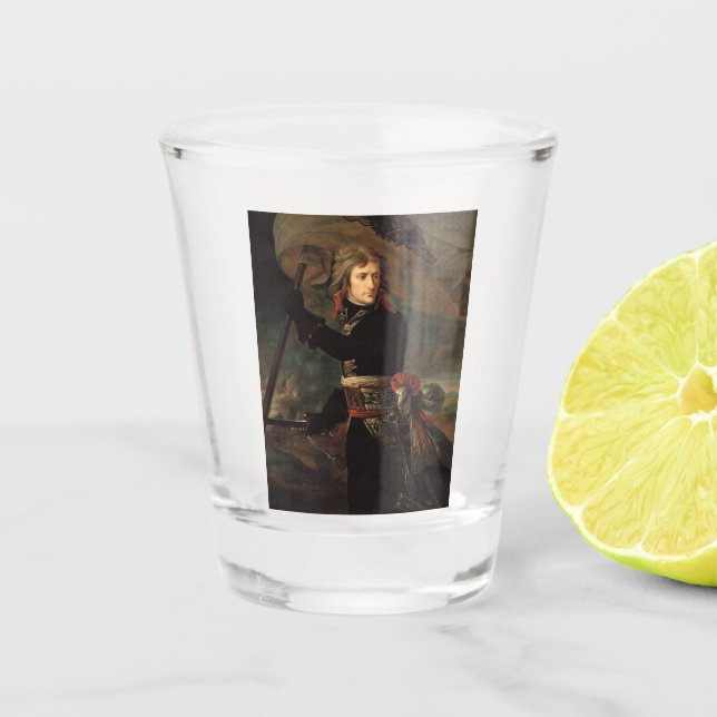 Vaso De Chupito Concentración de Napoleón Bonaparte en la batalla  (Anverso)