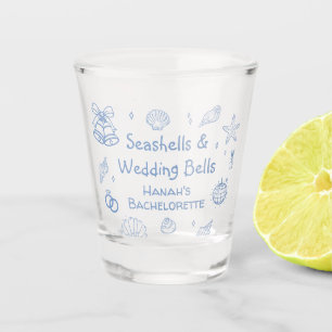 Vaso De Chupito Conchas marinas y campanas de boda Despedida de so