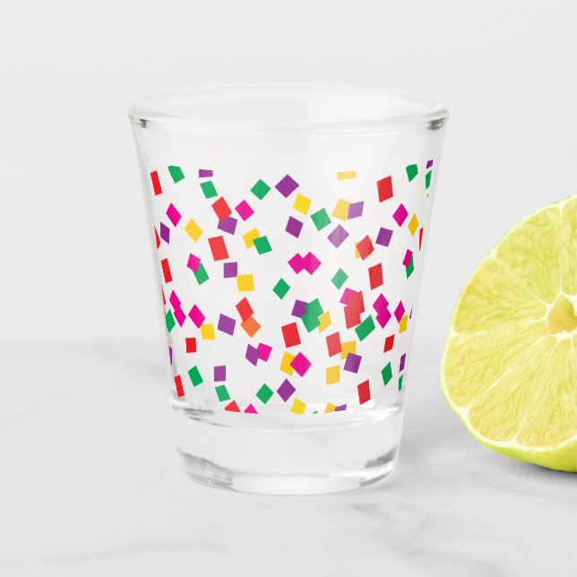 Vaso De Chupito Confetti de Año Nuevo (Anverso)