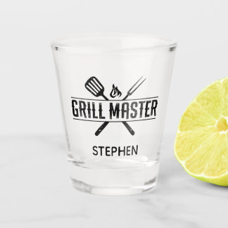 Vaso De Chupito Conjunto de cuero falso de Grill Master