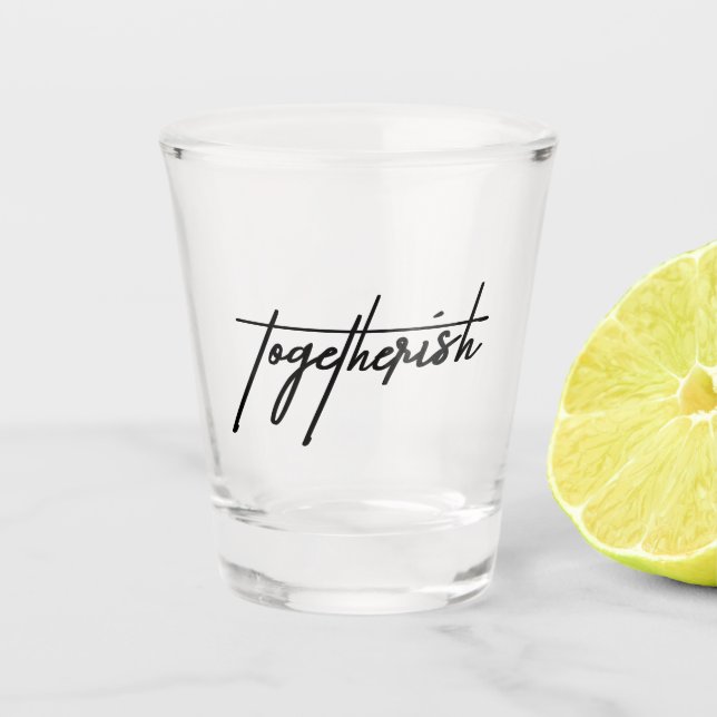Vaso De Chupito Conmutar el vidrio de disparo - Barware divertido  (Anverso)
