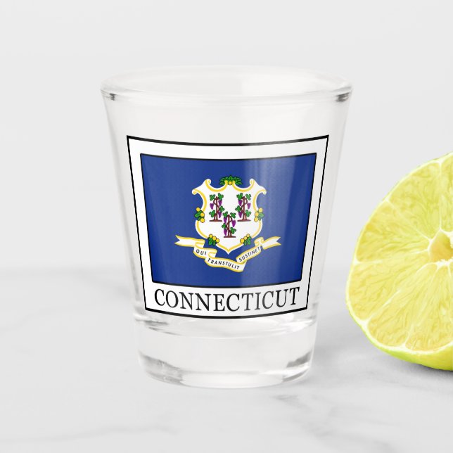 Vaso De Chupito Connecticut (Anverso)