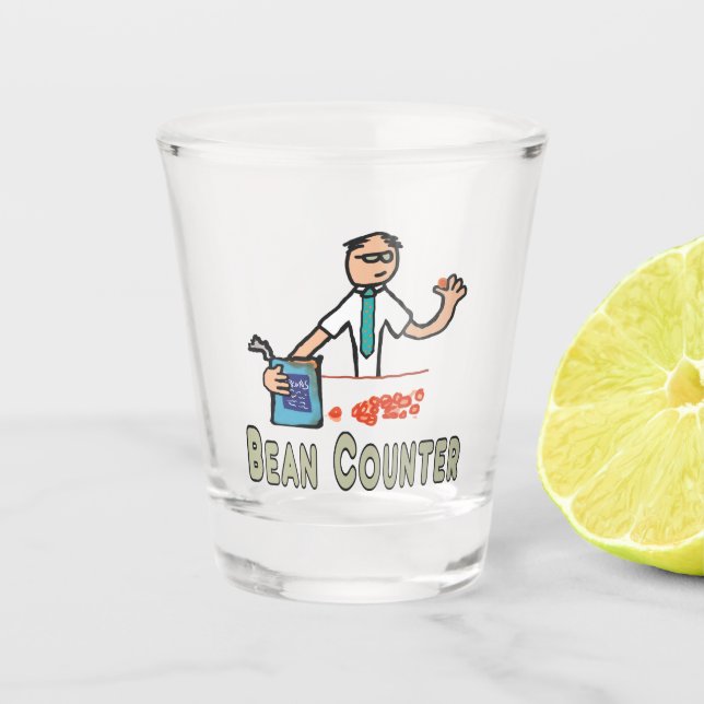 Vaso De Chupito Contador Bean Counter (Anverso)