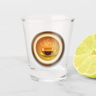 Vaso De Chupito Copa de café caliente.