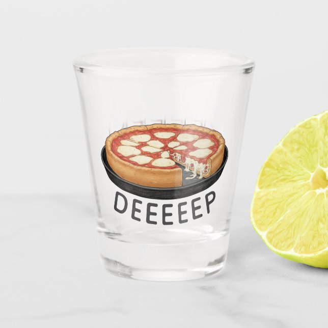 Vaso De Chupito Copa de Chicago Deeeeep Dish (Anverso)