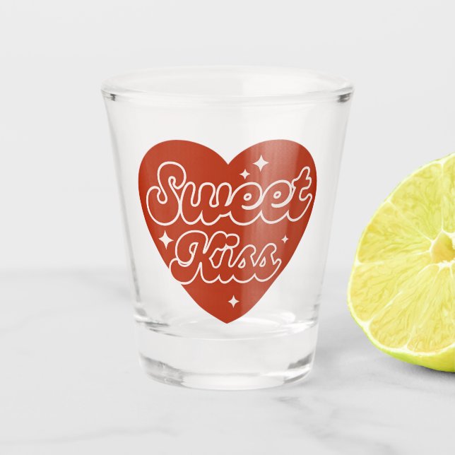 Vaso De Chupito Copa de chupito Besito Dulce (Anverso)