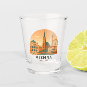Vaso De Chupito Copa de chupito Vintage Viena Austria – Arte de vi