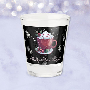 Vaso De Chupito Copa de navidades de vidrio caliente de chocolate