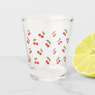 Vaso De Chupito Copa de Papel de patrón de cerezo Desierto de frut