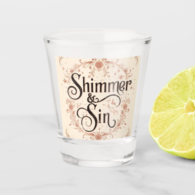 Vaso De Chupito Copo de chupito Shimmer & Sin Gothic | Glamour Osc (Anverso)