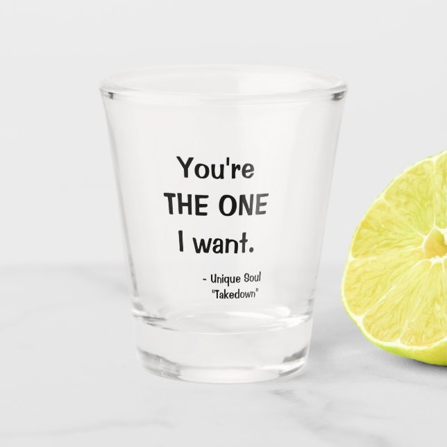Vaso de chupito coqueto (Anverso)