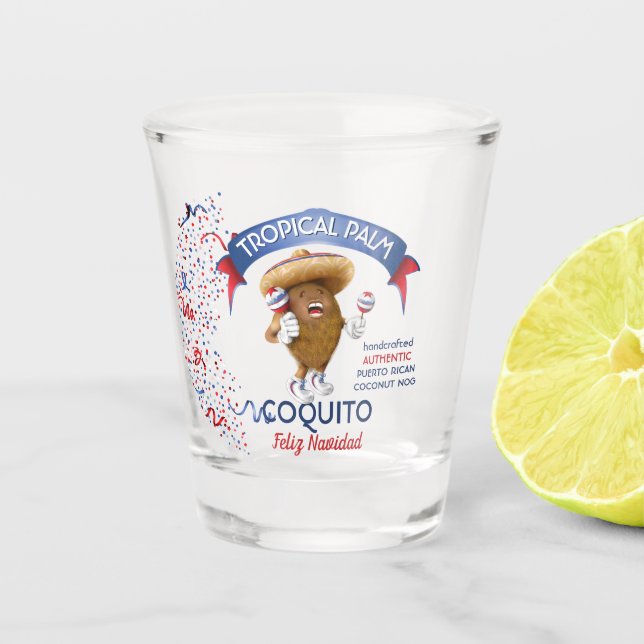 Vaso De Chupito Coquito Coconut Maracas (Anverso)