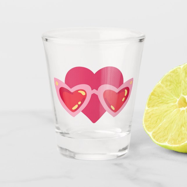 Vaso De Chupito Corazón (Anverso)