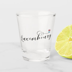 Vaso De Chupito Corazón de la Bandera de Luxemburgo, Luxemburgo