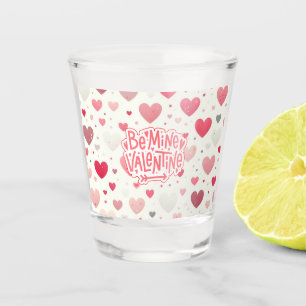 Vaso De Chupito Corazón El día de San Valentín colorido