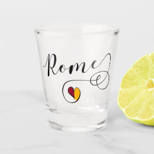 Vaso De Chupito Corazón Roma, Roma, Italia