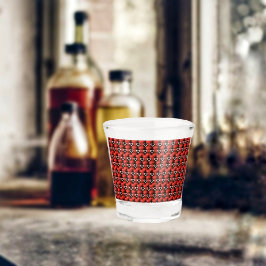 Vaso De Chupito Corazones en tablero de ajedrez