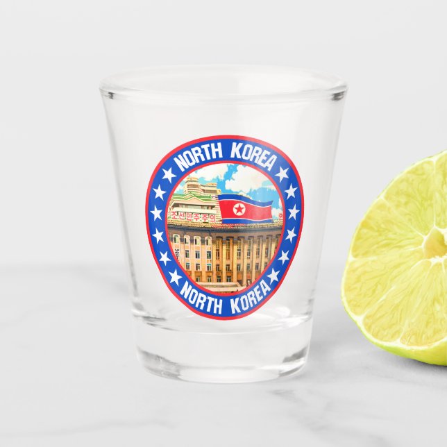 Vaso De Chupito Corea del Norte (Anverso)